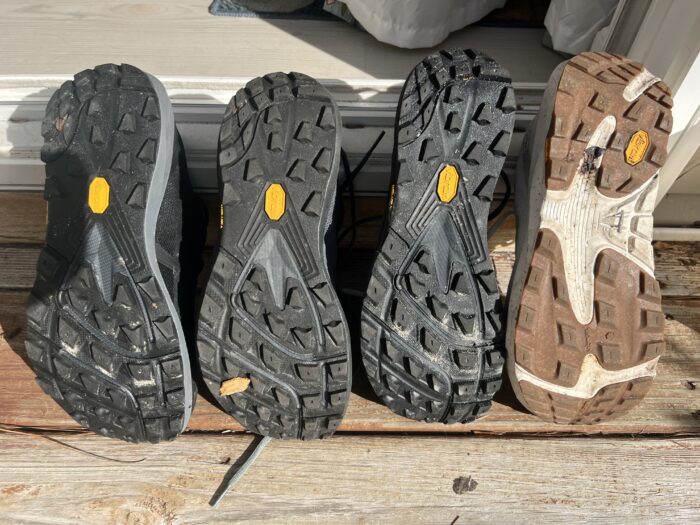All of Topo Athletic's trail shoes feature Vibram soles. Clay Bonnyman Evans photo.