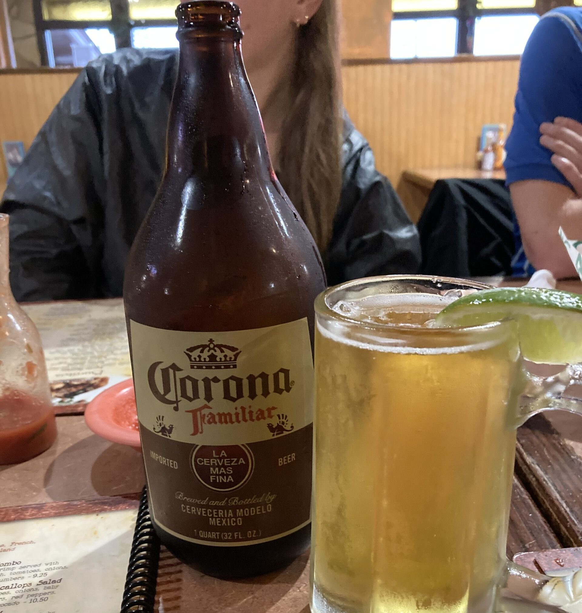 Mi Puerto offered a “family-sized” Corona, which satisfied my craving for a beer. 